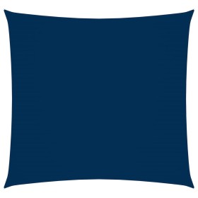 Parasole a Vela in Tela Oxford Quadrata 3x3 m Blu