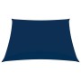 Parasole a Vela in Tela Oxford Quadrata 3x3 m Blu