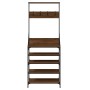 Appendiabiti con Porta Scarpe Rovere Marrone 70x34x184 cm
