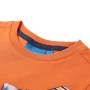 Maglietta per Bambini Maniche Lunghe Arancione Scuro 128