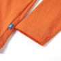 Maglietta per Bambini Maniche Lunghe Arancione Scuro 128
