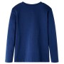 Maglietta da Bambino a Maniche Lunghe Blu Marino 104