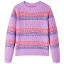 Maglione per Bambini Lavorato a Maglia Lilla e Rosa 140