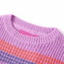 Maglione per Bambini Lavorato a Maglia Lilla e Rosa 140