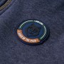 Felpa con Cappuccio e Cerniera per Bambini Blu Scuro Mélange 104