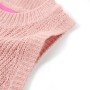 Gilet da Bambina Lavorato a Maglia Rosa Chiaro 104