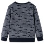 Felpa per Bambini Blu Marino Mélange 92