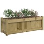 Fioriera da Giardino 90x31x31 cm in Legno di Pino Impregnato