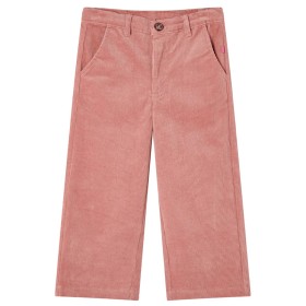 Pantaloni per Bambini in Velluto a Coste Rosa Antico 140