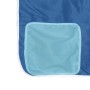 Letto a Soppalco con Tunnel Bambini Blu 90x190cm Massello Pino