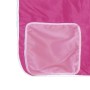 Letto a Soppalco con Tunnel Bambini Rosa 90x190cm Massello Pino