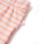 Gonna Dritta da Bambina a Righe Rosa 128