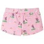 Pantaloncini per Bambini con Coulisse Rosa Chiaro 104