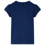 Maglietta da Bambina Blu Marino 104