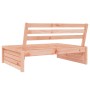 Divano Centrale Giardino 120x80cm Legno Massello Douglas