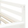 Letto a Soppalco con Torre Bambini Blu 90x200cm Massello Pino