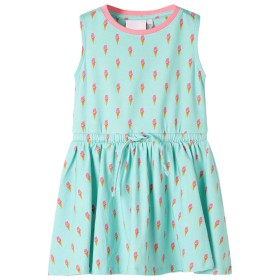 Abito da Bambina con Coulisse Menta Chiaro 116