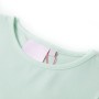 Maglietta Bambina Maniche Aletta Menta Chiaro 140