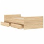 Giroletto con Cassetti Rovere Sonoma 100x200 cm