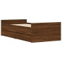 Giroletto con Cassetti Rovere Marrone 100x200 cm