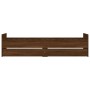 Giroletto con Cassetti Rovere Marrone 100x200 cm