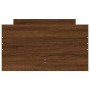 Giroletto con Cassetti Rovere Marrone 100x200 cm