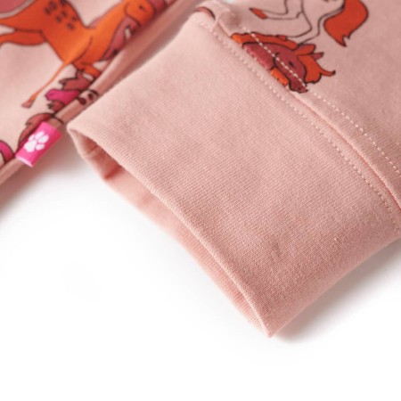 Pigiama per Bambini a Maniche Lunghe Rosa Chiaro 104