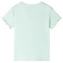 Maglietta da Bambina Menta Chiaro 92