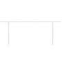 Set Pali per Tenda da Sole Bianco 600x245 cm Ferro