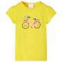 Maglietta da Bambina Gialla 140
