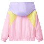 Giacca con Cappuccio e Cerniera da Bambina Multicolore 92