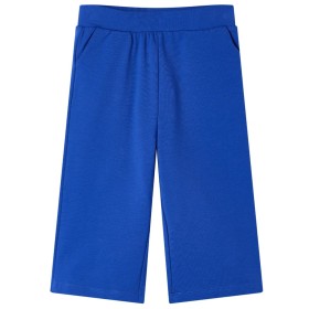 Pantaloni per Bambini a Gamba Larga Blu Cobalto 104