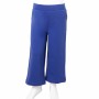 Pantaloni per Bambini a Gamba Larga Blu Cobalto 104