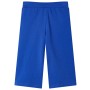 Pantaloni per Bambini a Gamba Larga Blu Cobalto 128