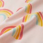 Pigiama da Bambina a Maniche Corte Rosa Tenue 128