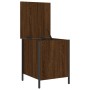 Panca Portaoggetti Rovere Marrone 40x42,5x50 Legno Multistrato