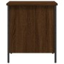 Panca Portaoggetti Rovere Marrone 40x42,5x50 Legno Multistrato