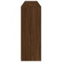 Credenza con Luci LED Rovere Marrone 181,5x37x100 cm