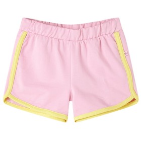 Pantaloncini da Bambina con Bordi Rosa Brillante 92