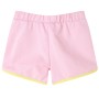 Pantaloncini da Bambina con Bordi Rosa Brillante 92