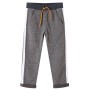 Pantaloni Tuta per Bambini Grigio Scuro Mélange 140