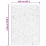 Tappeto a Pelo Corto HUARTE Morbido e Lavabile Crema 160x230 cm