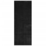 Tappeto a Pelo Corto HUARTE Morbido e Lavabile Nero 80x200 cm