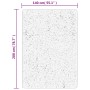 Tappeto a Pelo Lucido Lungo ISTAN Effetto Grigio 140x200 cm