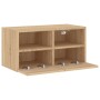 Mobile TV a Parete Rovere Sonoma 60x30x30 cm Legno Multistrato