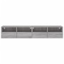 Mobili TV Parete 2pz Grigio Sonoma 80x30x30cm Legno Multistrato