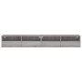 Mobili TV Muro 2pz Grigio Sonoma 100x30x30 cm Legno Multistrato