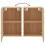 Mobile TV Parete Rovere Sonoma 40,5x30x60 cm Legno Multistrato