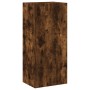 Mobile TV a Parete Rovere Fumo 40,5x30x90 cm Legno Multistrato