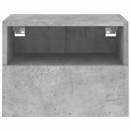 Mobili TV Muro 2pz Grigio Cemento 40x30x30 cm Legno Multistrato